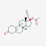 Δ5(10)醋酸炔诺酮结构式