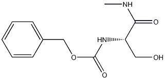 Structure of (S)-benzyl 3-hydroxy-1-(methylamino)-1-oxopropan-2-ylcarbamate