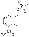 Structure of 2-METHYL-3-NITROBENZYL METHANESULFONATE