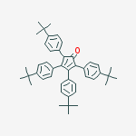 Structure of 2,4-Cyclopentadien-1-one, 2,3,4,5-tetrakis[4-(1,1-dimethylethyl)phenyl]-