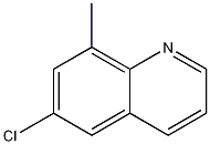 Structure of 6-chloro-8-methylquinoline