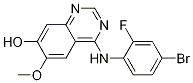 Structure of 7-Quinazolinol, 4-[(4-bromo-2-fluorophenyl)amino]-6-methoxy-