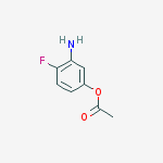 Structure of (3-amino-4-fluoro-phenyl) acetate
