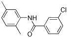 Structure of 3-Chloro-N-(2,5-diMethylphenyl)benzaMide, 97%