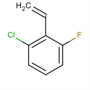 Benzene, 1-chloro-2-ethenyl-3-fluoro-结构式