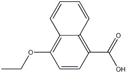 Structure of 4-Ethoxynaphthalene-1-carboxylic acid