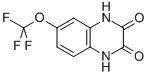 Structure of 2,3-QUINOXALINEDIONE, 1,4-DIHYDRO-6-(TRIFLUOROMETHOXY)-