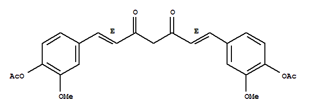 Structure of curcumin 4,4-diacetate