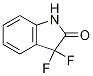 Structure of 3,3-difluoro-1,3-dihydro-2H-Indol-2-one