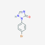 Structure of 1-(4-Bromophenyl)-1h-1,2,4-triazol-5(4h)-one