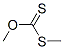 Structure of Carbonodithioic acid O,S-dimethyl ester
