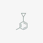 Benzene, 1-cyclopropyl-3-Methyl-结构式