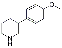 Structure of 3-(4-methoxyphenyl)piperidine