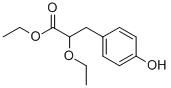 Structure of ETHYL 2-ETHOXY-3-(4-HYDROXYPHENYL)PROPIONATE
