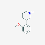 Structure of 3-(2-Methoxyphenyl)Piperidine