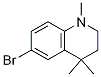 Structure of 6-broMo-1,4,4-triMethyl-1,2,3,4-tetrahydroquinoline