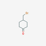 Chemical structure of Cyclohexanone, 4-(bromomethyl)-