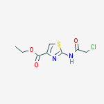 Structure of ETHYL 2-[(2-CHLOROACETYL)AMINO]-1,3-THIAZOLE-4-CARBOXYLATE