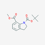Structure of 1H-Indolium, 2,3-dihydro-1,1-dimethyl-6-(phenylmethoxy)-