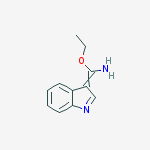 Structure of Ethyl 1H-indole-3-carbimidate