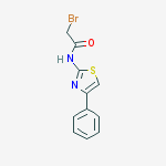 Structure of 2-[(BROMOACETYL)AMINO]-4-PHENYL-1,3-THIAZOLE