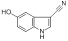 Structure of 3-CYANO-5-HYDROXYINDOLE