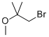 Structure of 2-METHOXY-2-METHYLPROPYL BROMIDE