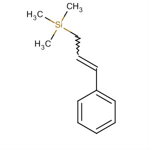 Structure of Silane, trimethyl(3-phenyl-2-propenyl)-