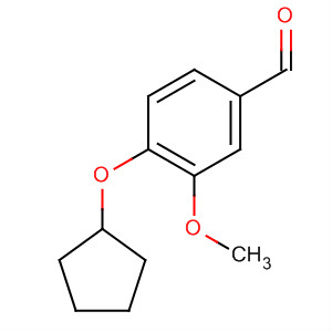 Structure of Benzaldehyde, 4-(cyclopentyloxy)-3-methoxy-