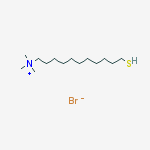 Structure of (11-Mercaptoundecyl)-N,N,N-trimethylammonium bromide