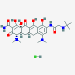 Structure of TIGECYCLINE (HYDROCHLORIDE), 98%