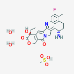 Structure of Exatecan mesilate hydrate