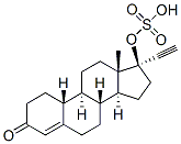 Structure of (17a)-17-(Sulfooxy)-19-norpregn-4-en-20-yn-3-one