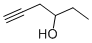Structure of 5-HEXYN-3-OL