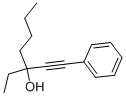 Structure of 1-PHENYL-3-ETHYL-1-HEPTYN-3-OL