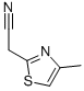 Structure of (4-METHYL-1,3-THIAZOL-2-YL)ACETONITRILE