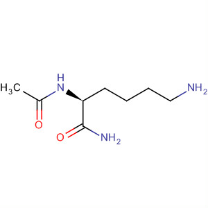 Structure of Hexanamide, 2-(acetylamino)-6-amino-, (S)-