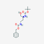 Structure of (S)-2-(BOC-AMINO)-4-(Z-AMINO)-1-BUTANOL