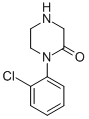 Structure of 1-(2-CHLORO-PHENYL)-PIPERAZIN-2-ONE