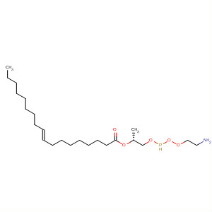 Structure of 9-Octadecenoic acid,(1R)-1-[[[(2-aminoethoxy)hydroxyphosphinyl]oxy]methyl]-1,2-ethanediylester, (9E,9'E)-