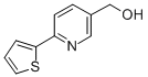 Structure of [6-(2-THIENYL)PYRIDIN-3-YL]METHANOL