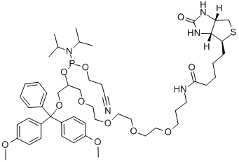 5'-DMT-Biotin Amidite结构式