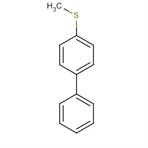 Structure of 1,1'-Biphenyl, 4-(methylthio)-