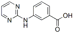 Chemical structure of BENZOIC ACID,3-(PYRIMIDIN-2-YLAMINO)-