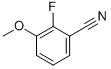 Structure of 2-fluoro-3-methoxybenzonitrile