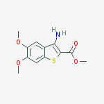 Structure of Methyl 3-amino-5,6-dimethoxybenzo[b]thiophene-2-carboxylate