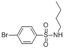 Structure of 4-BROMO-N-BUTYLBENZENESULPHONAMIDE