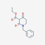 Structure of Ethyl 1-benzyl-2,4-dioxopiperidine-3-carboxylate