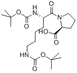 Structure of BOC-LYS(BOC)-PRO-OH