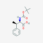 Structure of N-BOC-ERYTHRO-D-BETA-METHYLPHENYLALANINE, 98